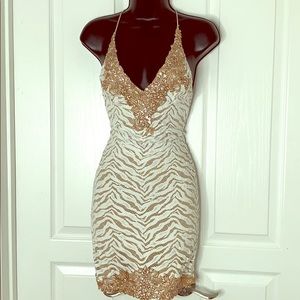 BACCIO COUTURE DRESS SZ XS PREVIOUSLY WORN